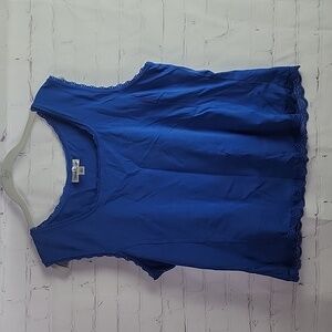 Coldwater Creek XL Blue Tank Top